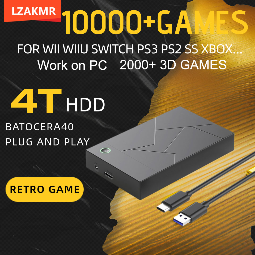 Retro Gaming Realm - Retro Gaming GameForge 4TB Batocera 40