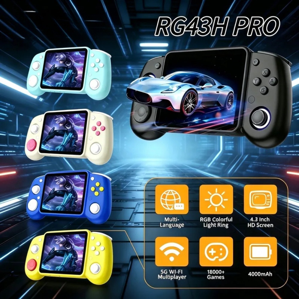 Retro Gaming Accessories - RG43H Pro Portable Retro Handheld Game
