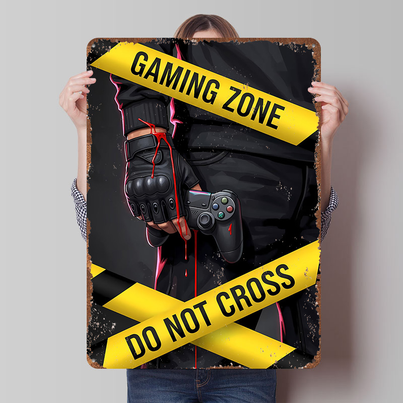Gaming Zone Do Not Cross Poste - Retro Gaming Zone recension och pris