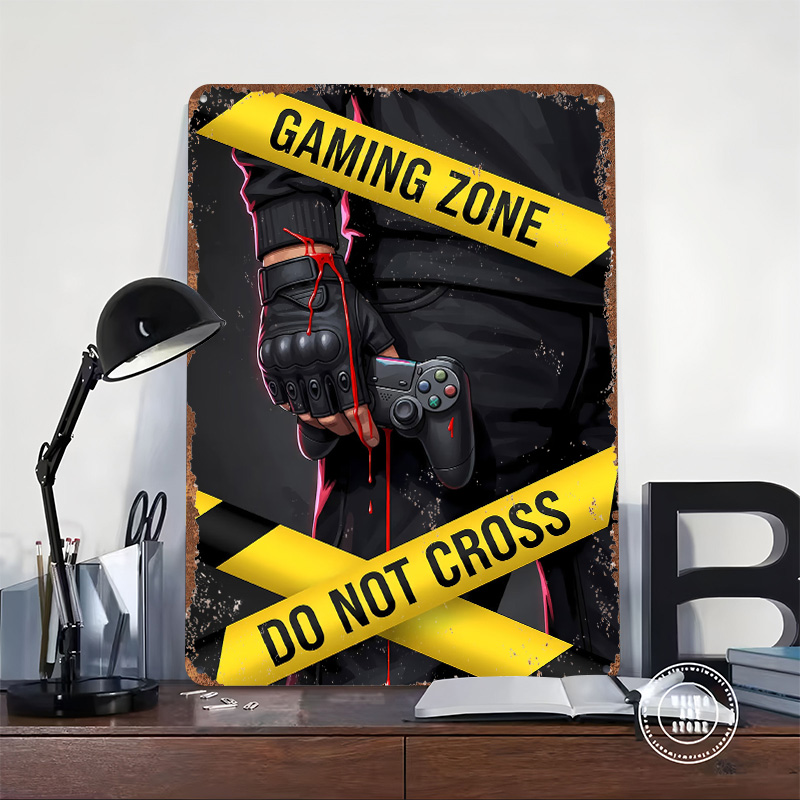 Gaming Zone Do Not Cross Poste - Retro Gaming Zone recension och pris