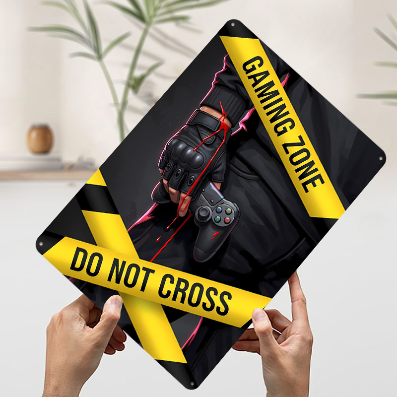 Gaming Zone Do Not Cross Poste - Retro Gaming Zone recension och pris