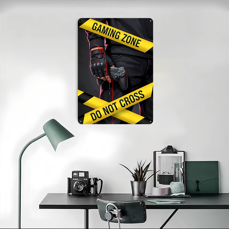 Gaming Zone Do Not Cross Poste - Retro Gaming Zone recension och pris