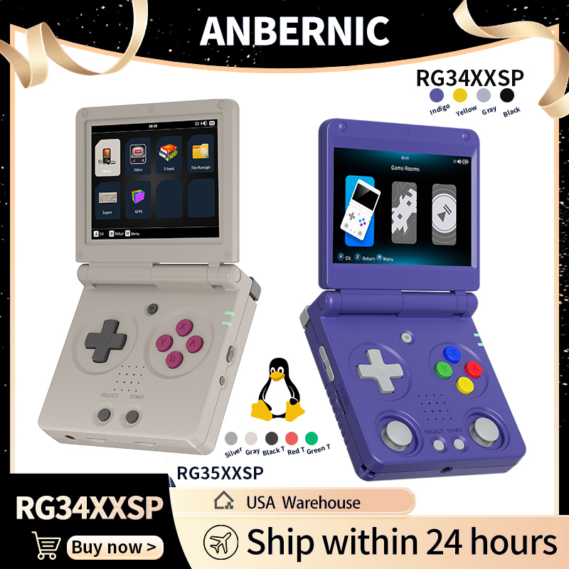 Anbernic RG34XXSP RG35XXSP Fli - Retro Gaming Realm recension och pris