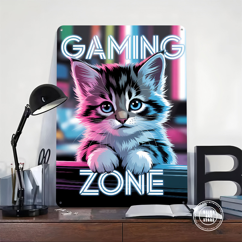 Gaming Zone Kitten Printed Pos - Retro Gaming Zone recension och pris