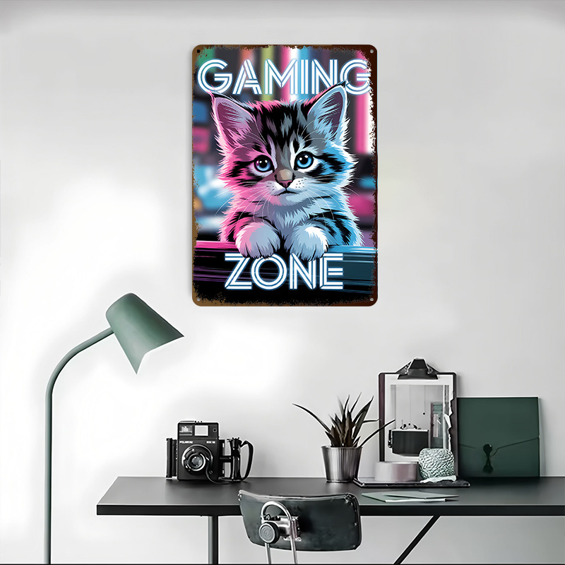 Gaming Zone Kitten Printed Pos - Retro Gaming Zone recension och pris