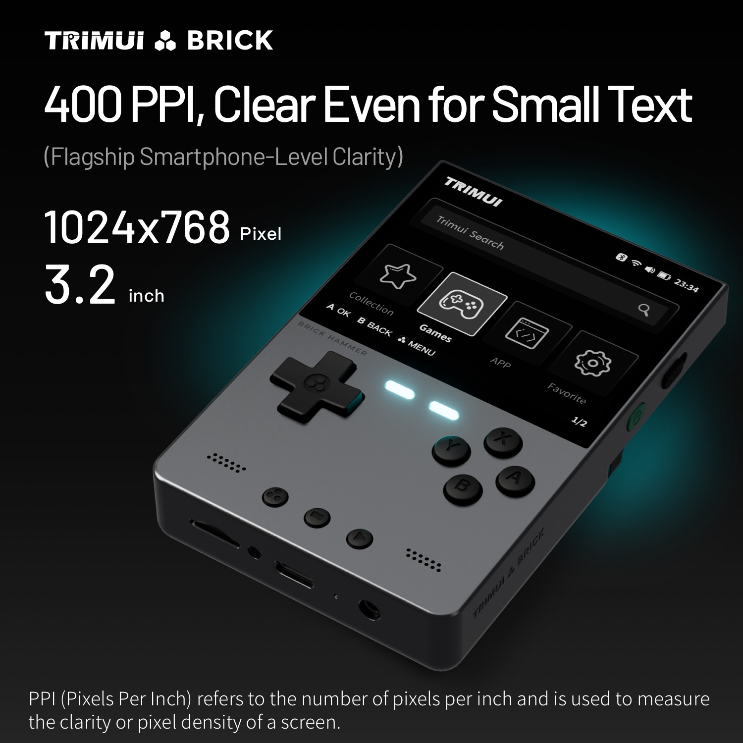 AMPOWN TRIMUI BRICK Metal Retr - Retro Gaming Realm recension och pris