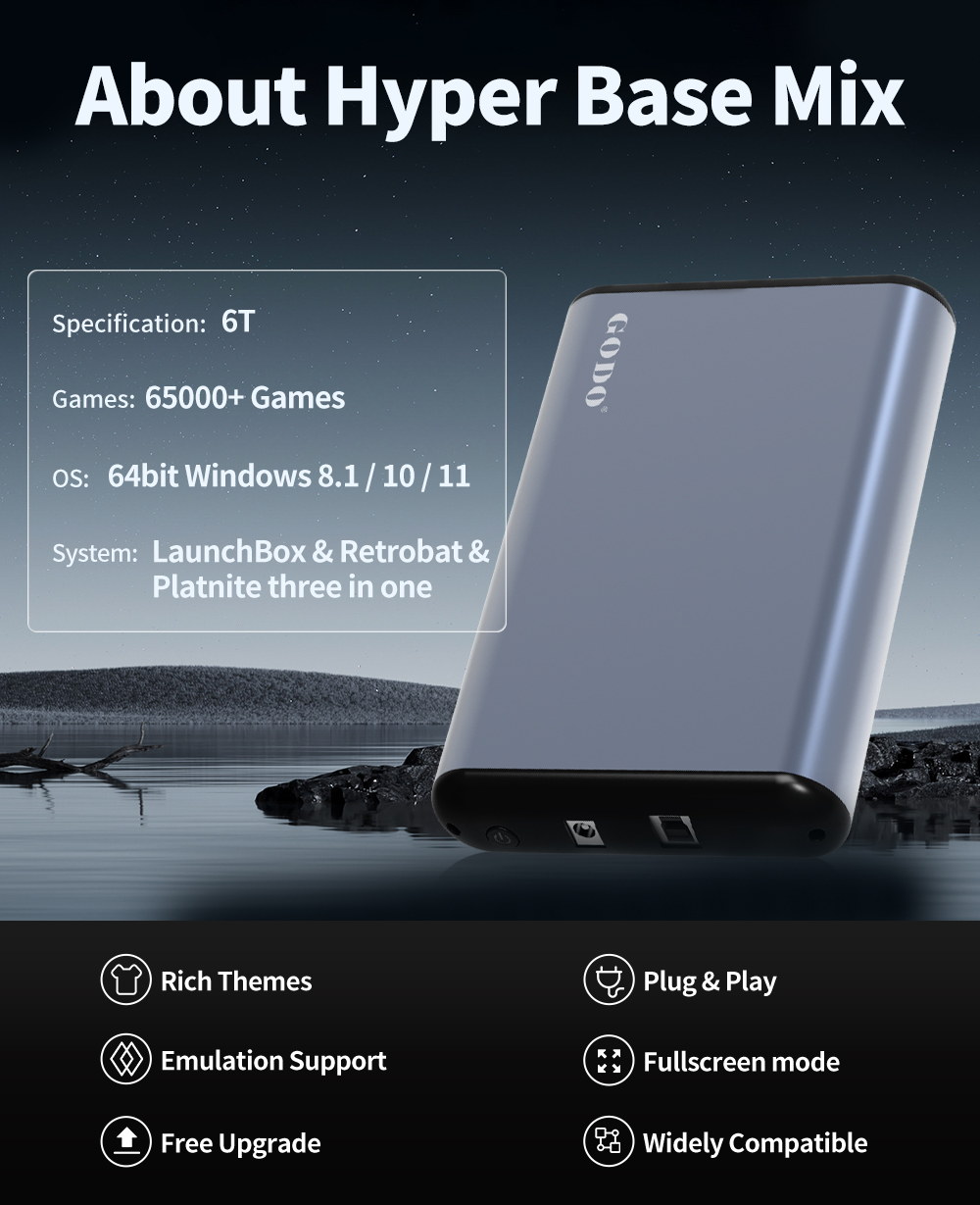 JMachen 6TB Portable Gaming HD - Retro Gaming Ps3 recension och pris