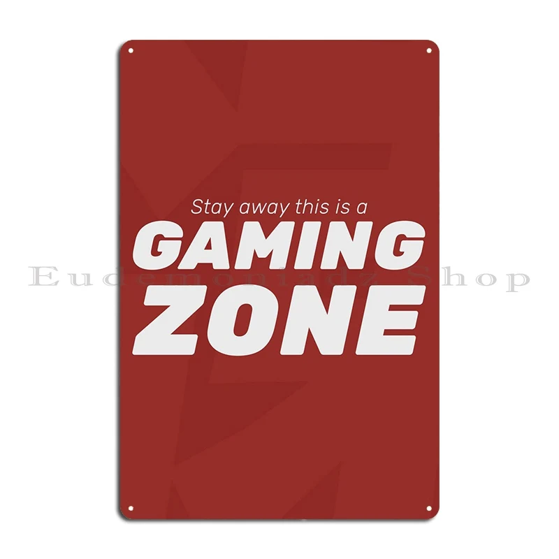Stay Away Gaming Zone Metal Si - Retro Gaming Zone recension och pris