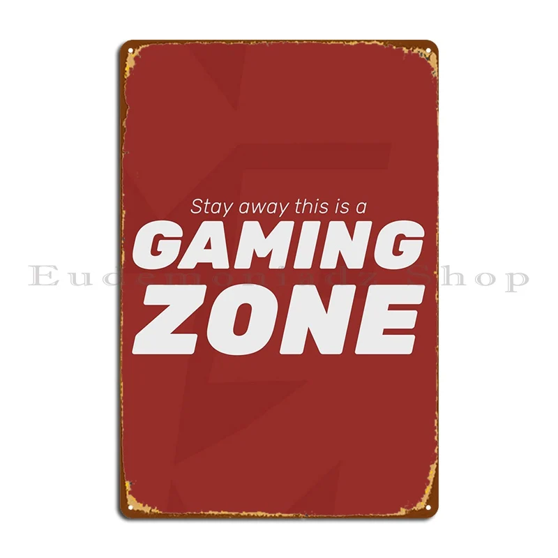 Stay Away Gaming Zone Metal Si - Retro Gaming Zone recension och pris
