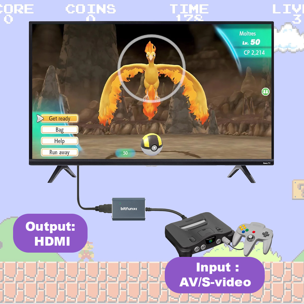 Bitfunx 720P Svideo / AV To HD - Retro Gaming Accessories recension och pris