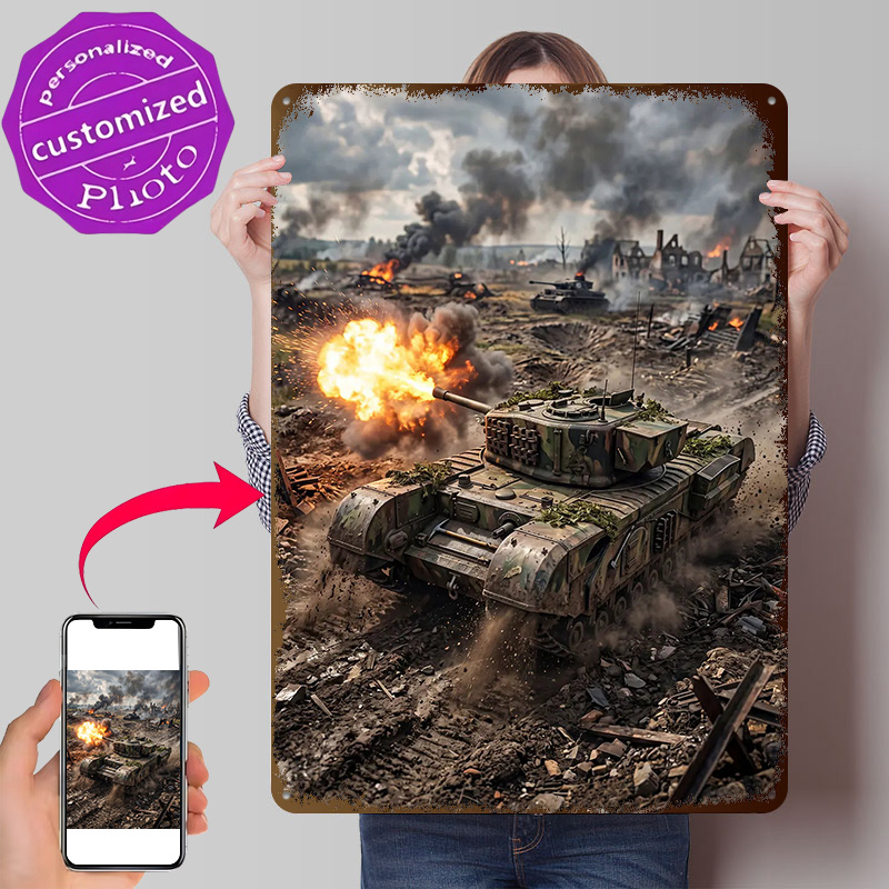 Tank Firing in War Zone Poster - Retro Gaming Zone recension och pris