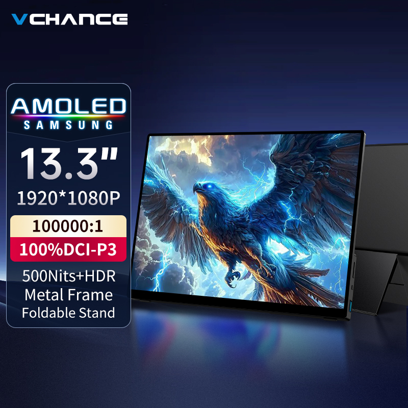 VCHANCE 13.3'' OLED Portable M - Crt Monitor Stand recension och pris