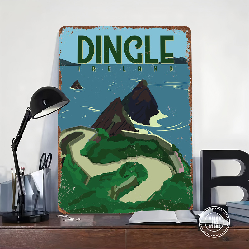 Dingle Ireland Travel Printed  - Retro Gaming Ireland recension och pris