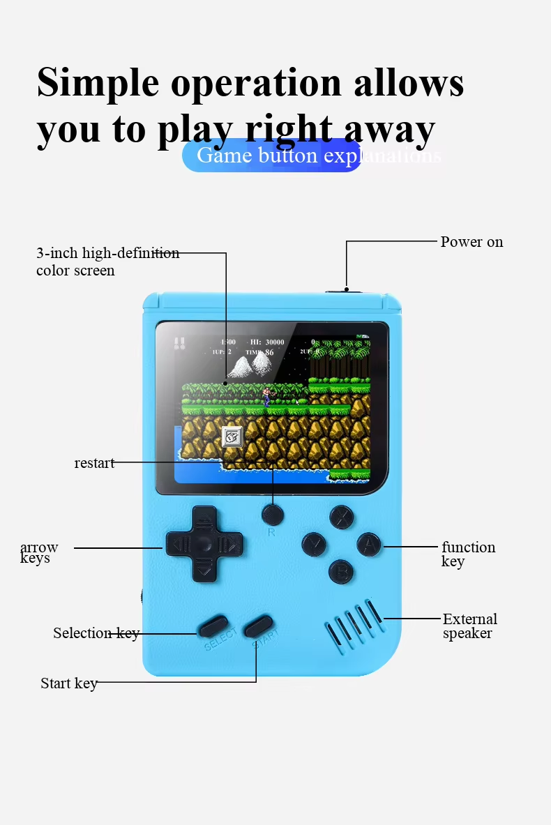 400 In 1 MINI Games Handheld G - Retro Gaming Realm recension och pris