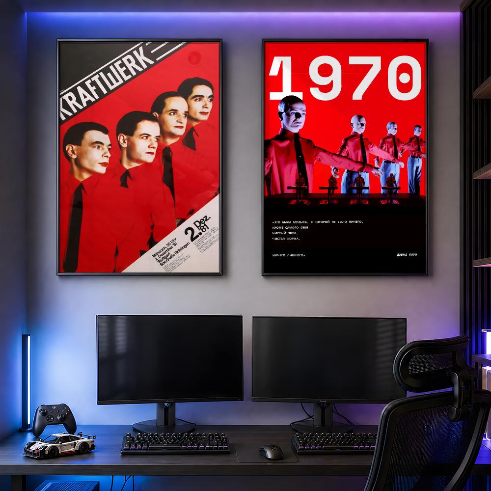 Music Kraftwerk Retro Poster P - Retro Gaming Life recension och pris