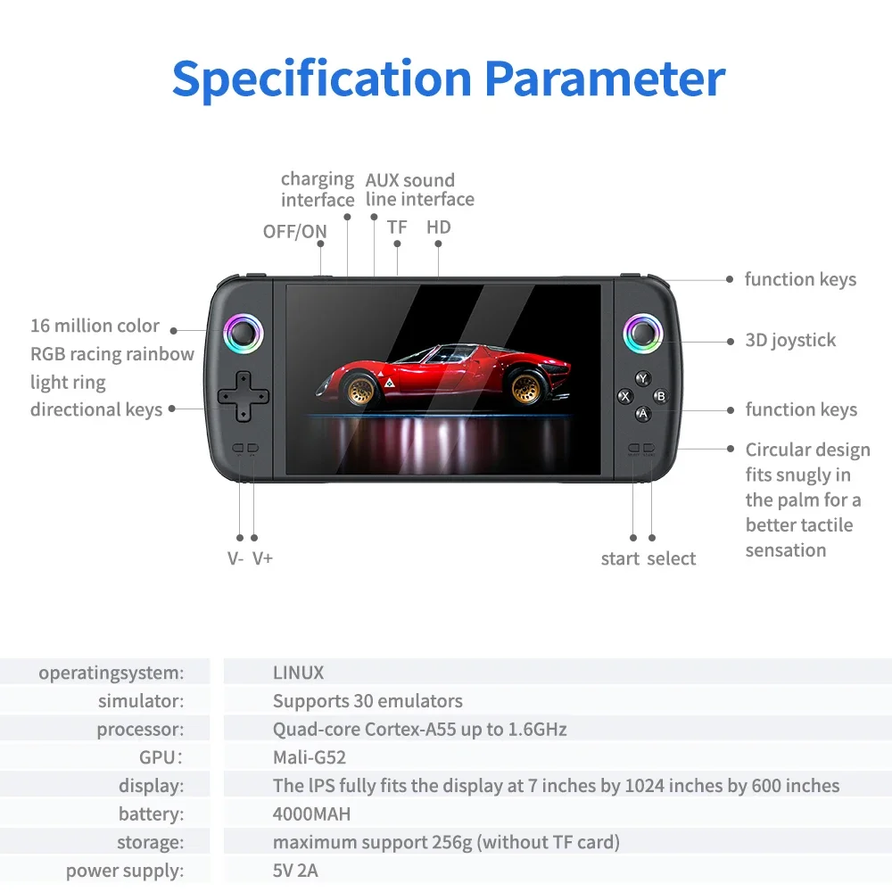 128G M27 Handheld Game Player  - Retro Gaming Realm recension och pris