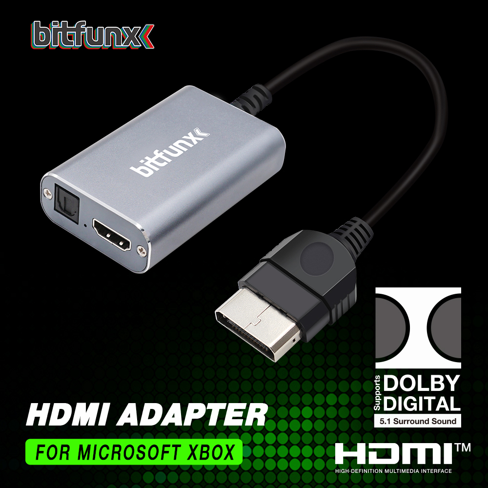 Bitfunx HDMI™ Adapter for XBOX - Retro Gaming Realm recension och pris