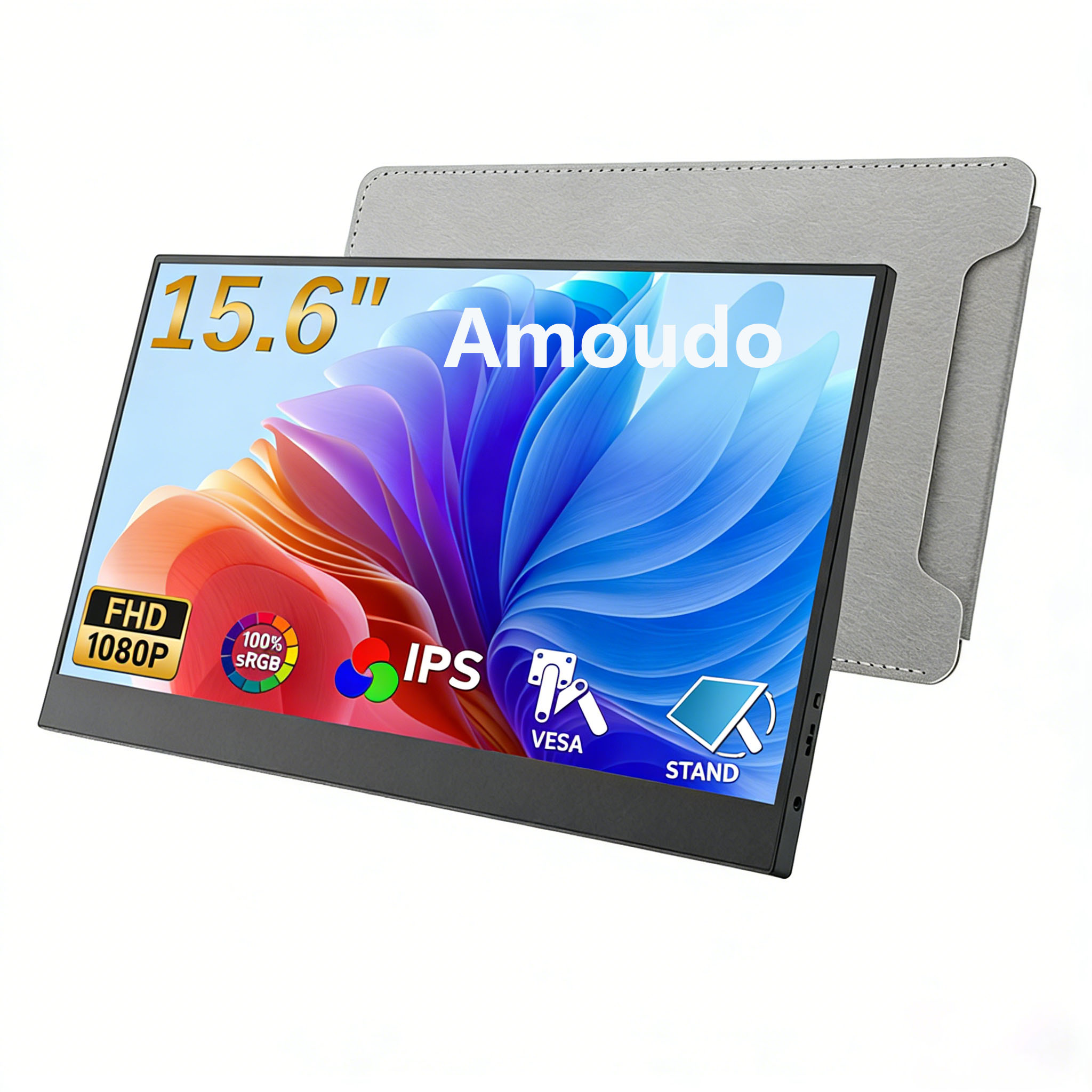 Amoudo 15.6 Inch Portable Moni - Crt Monitor Stand recension och pris