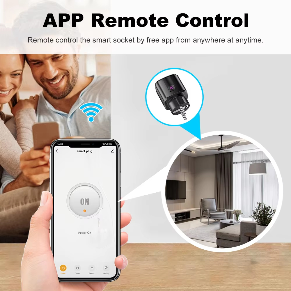 20A AC100-240V Wifi Smart Plug - Crt Monitor Stand recension och pris