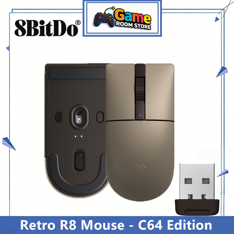 8BitDo Retro R8 Mouse - C64 Ed - Retro Gaming Accessories recension och pris