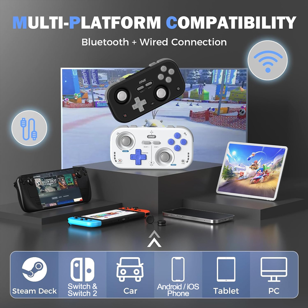 IINE Retro Pocket Gamepad Mini - Retro Gaming Realm recension och pris