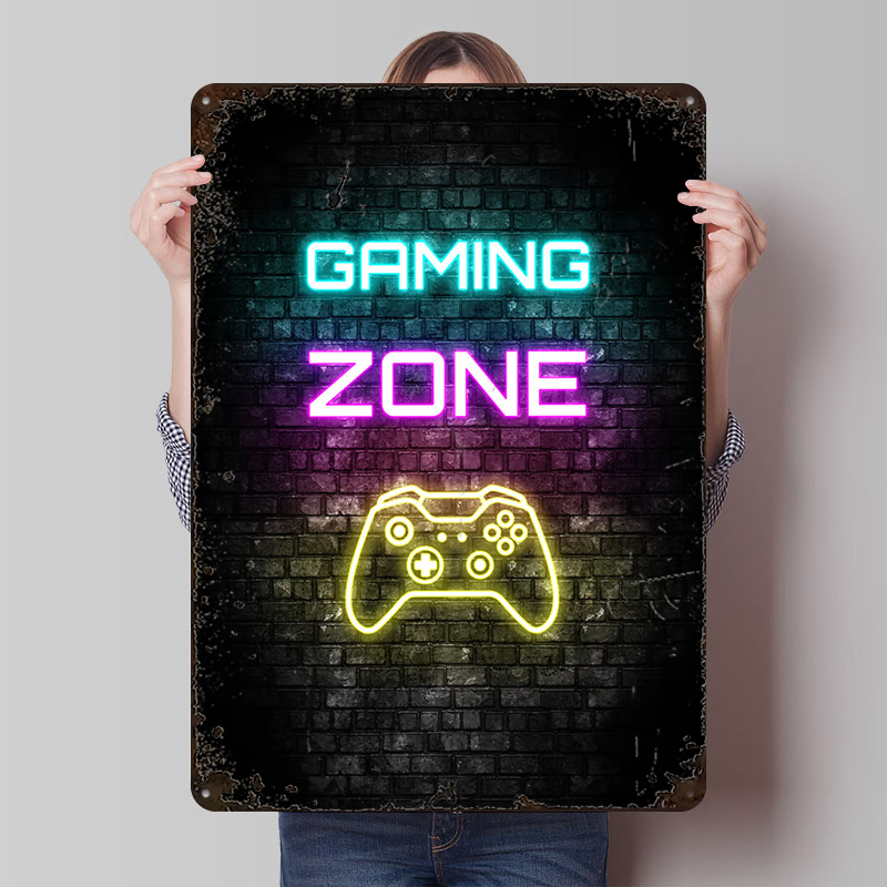 Gaming Zone Neon Sign on Brick - Retro Gaming Zone recension och pris