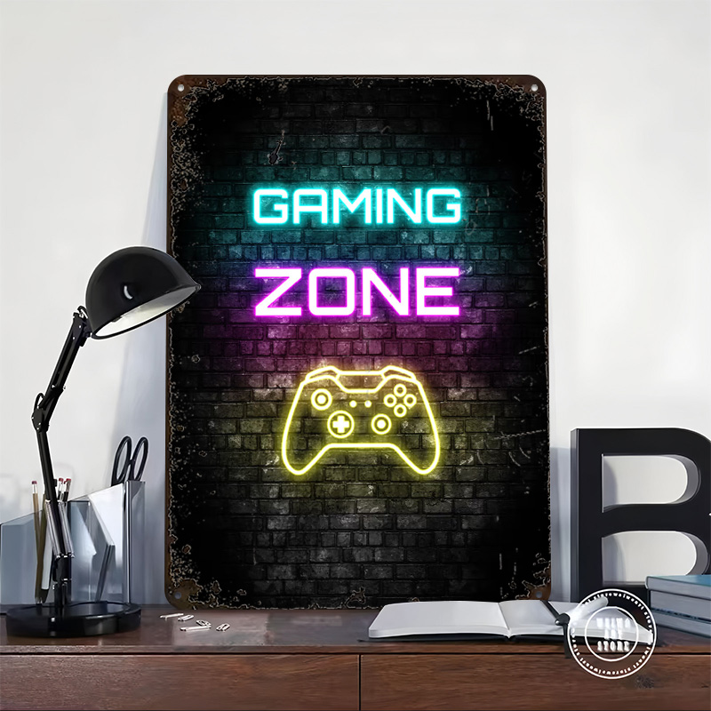 Gaming Zone Neon Sign on Brick - Retro Gaming Zone recension och pris